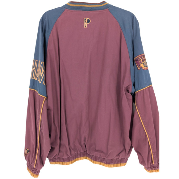 Rare VTG 90s Pro Player Mens Chicago Blackhawks NHL Bomber Jacket Hockey Medium - Picture 4 of 15